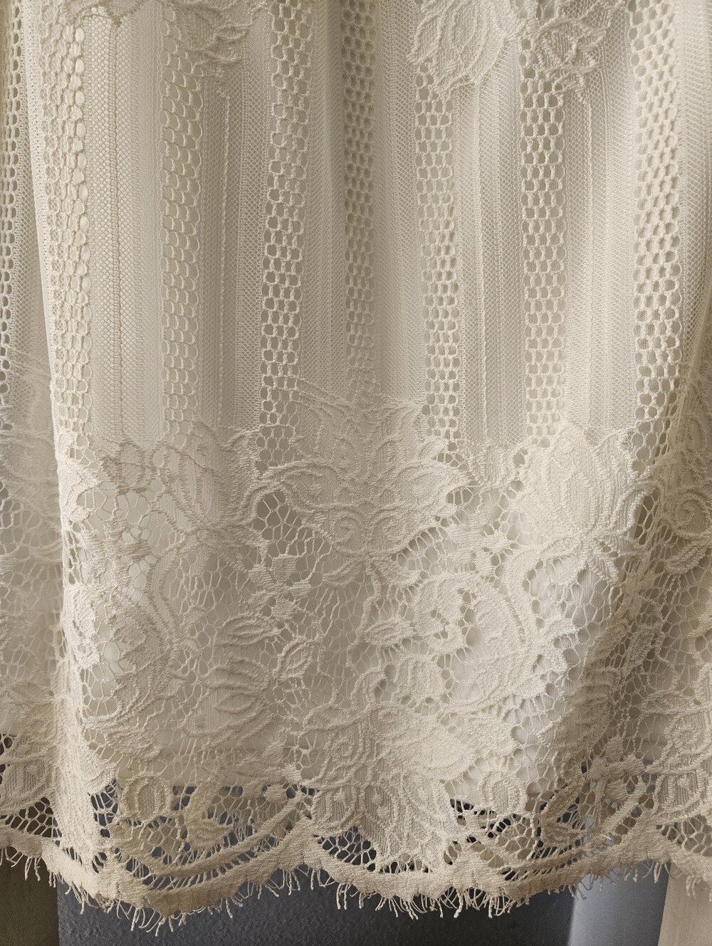 Miss Chievous Ivory Lace Midi Dress- Medium - Picture 4 of 5